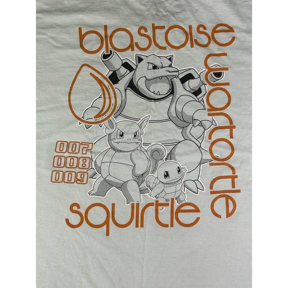 Pokemon Squirtle‎ White Tee Short Sleeve T-Shirt Boys Size Medium - Picture 4 of 7